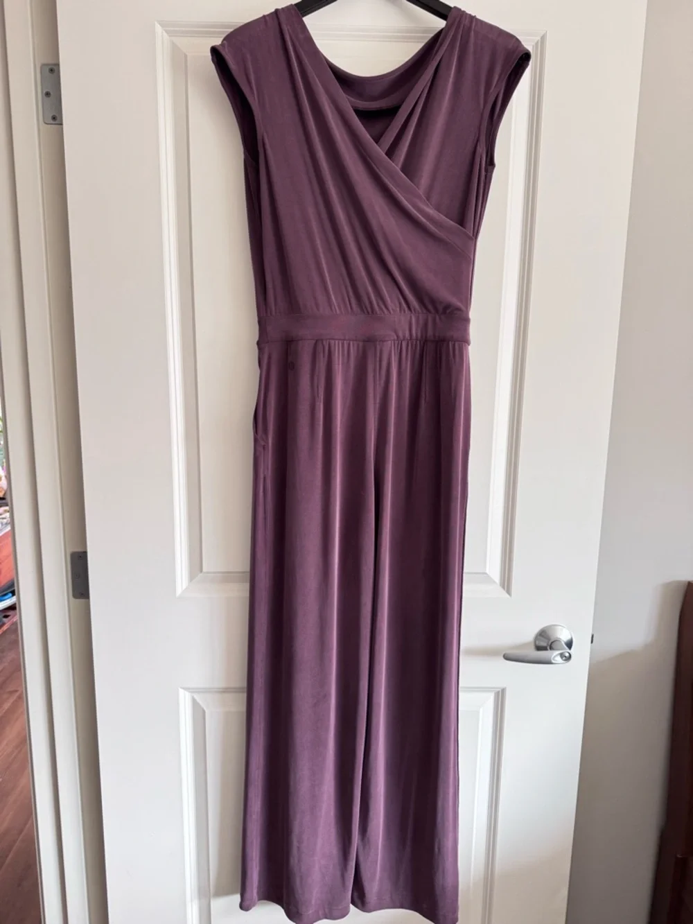 lululemon athletica SoftStream Sleeveless Mauve Jumpsuit - Picture 5 of 7